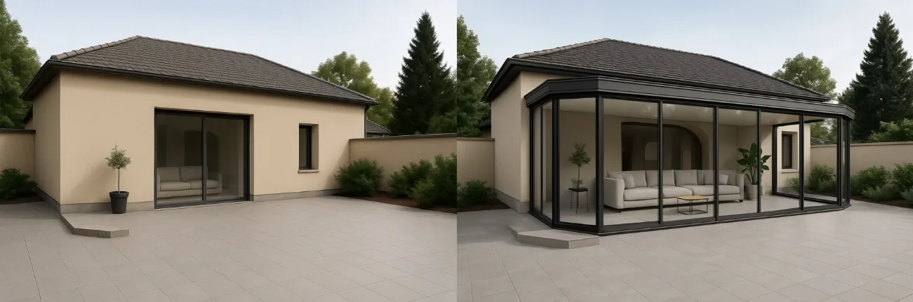 Avant / Après : ces vérandas qui transforment complètement une maison