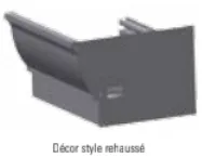 Chéneau décor style rehaussé