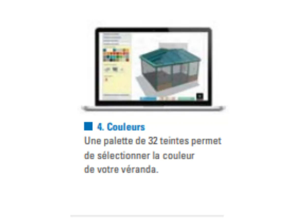 Configurateur : choix des couleurs