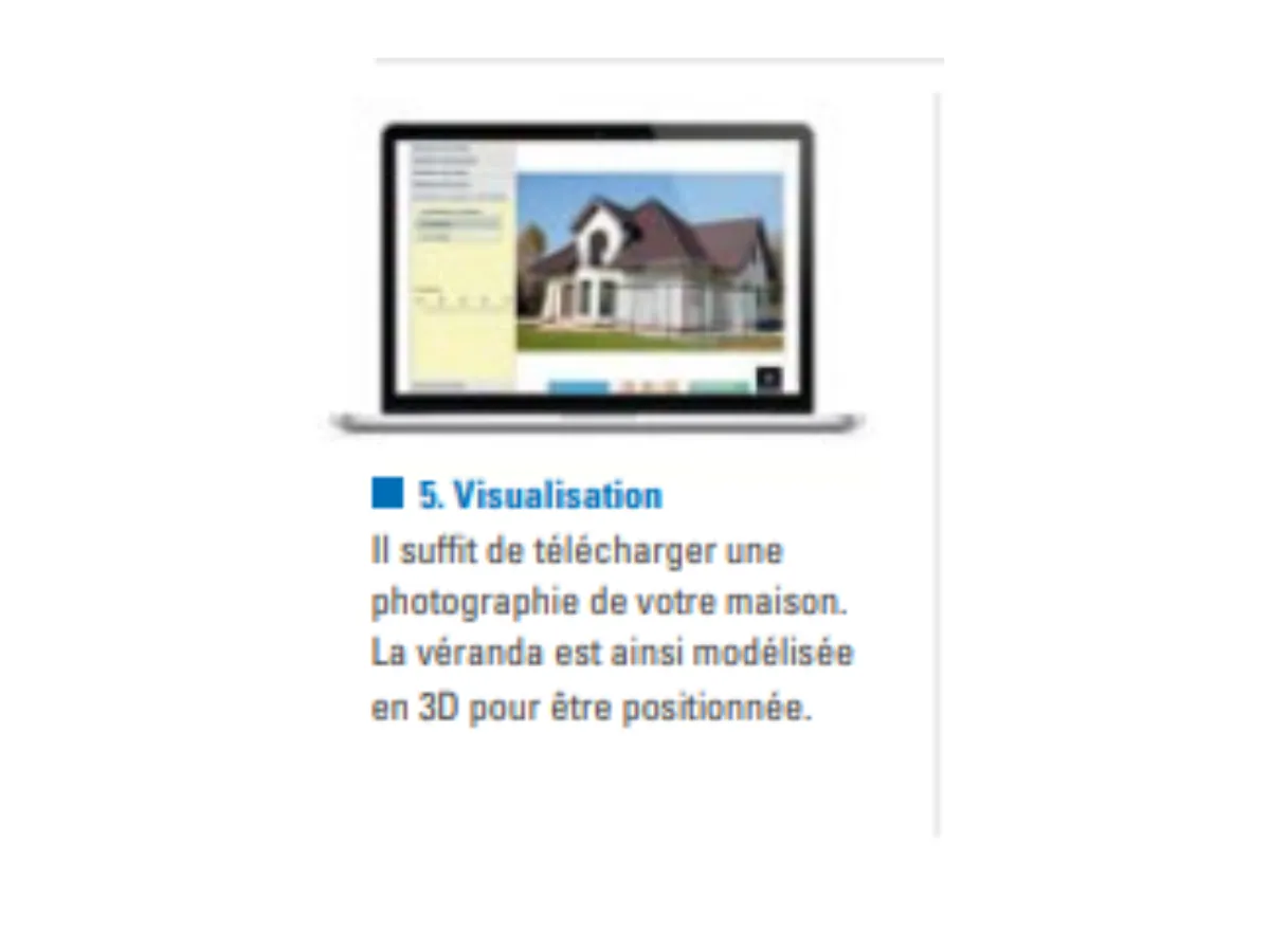 Configurateur : visualisation sur la photo de la maison