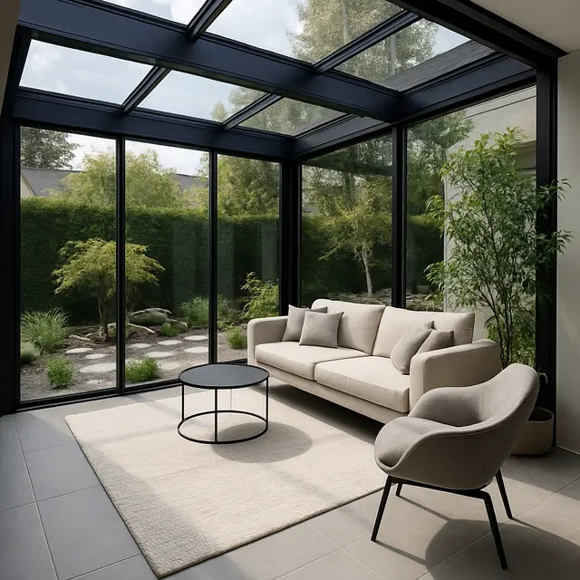 Véranda jardin d’hiver