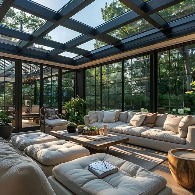 Véranda jardin d’hiver